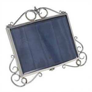 Silver Finish Handmade Iron Metal Photo <b>Frame</b> Perfect For Home <b>Gallery</b> Walls And Office Living Rooms Decor <b>Picture</b> <b>Frames</b> - Product Image 1