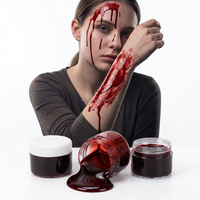 Gel de sang épais pour Halloween, maquillage SFX, faux sang réaliste, plasma sanguin pour cosplay, zombie, scène, fête, pâte de sang