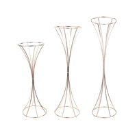 Pièce maîtresse de fleur artificielle de mariage en métal BC-501 support d'arrangement de fleur de table de mariage 80cm