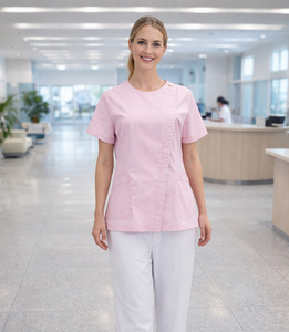 เสื้อสครับแขนสั้นสำหรับผู้หญิงแบบ OEM ODM  ชุดยูนิฟอร์มพยาบาลสำหรับโรงพยาบาล - Product Image 6