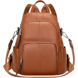 Mochila Casual de Moda para Mujer, de PU, Cuadrada, con Correa Desmontable, Acolchada, de Poliéster, con Correa de Hombro Arqueada y Cierre de Cremallera - Product Image 4
