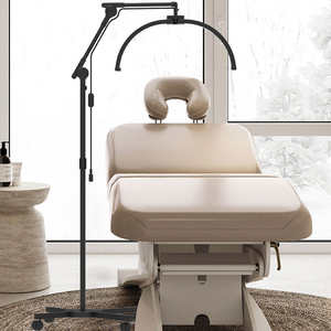 2025 22 pulgadas LED media luna Luz de pestañas para teléfono lámpara de belleza para manicura de uñas tatuaje cuidado Facial en <span class=keywords><strong>estudio</strong></span> portátil ajustable - Product Image 4