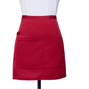 <span class=keywords><strong>Grembiule</strong></span> Corto Personalizzato per Camerieri di Cucina e Ristorante, Uniforme da Hotel, Abbigliamento da Lavoro per Servizio di Catering con Logo Personalizzato - Product Image 3