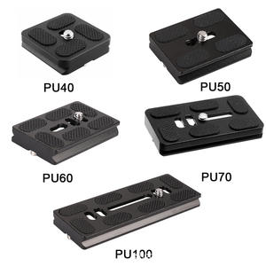 Support de plaque à dégagement rapide universel Akaya pour stabilisateurs de caméra, têtes sphériques 40 50 60 70 100 mm, en aluminium CNC et matériaux PU - Product Image 1