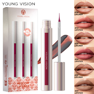 Young Vision Peel Off <b>Lip</b> Liner 3Pcs Liquid Matte Long Lasting For <b>Lips</b> - Product Image 1
