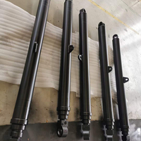 Cylindre hydraulique télescopique multi-étages surdimensionné, chromé dur |   Système de levage haute performance et gain de place pour camions bennes lourds