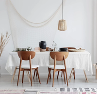 Nappes Jetables Blanches sur Mesure pour Fête, Pique-nique et Mariage