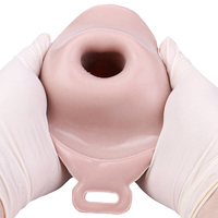 FAAK Correa en el Consolador Pantalones de agrandamiento del pene Extensor de pene hueco Manga Pantalones Arnés Cinturón Juguetes sexuales para hombre Mujer Masturbación