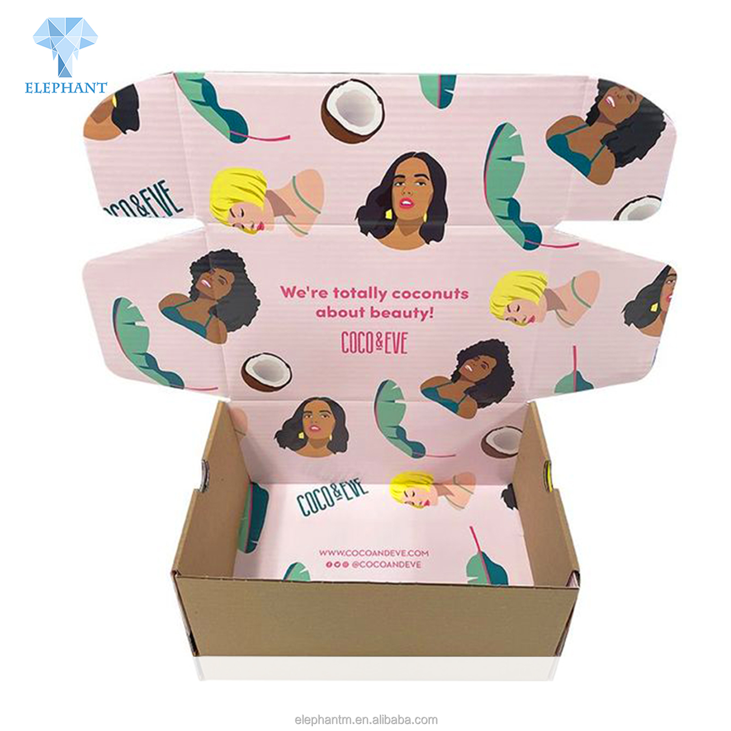 Colour Printing Paper Express Product Shipping Mailer Box Paper Box Packaging