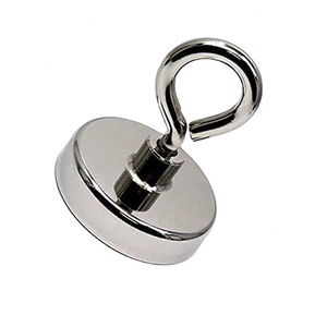 Super Strong 12 50 270 <span class=keywords><strong>KG</strong></span> Pull Force <span class=keywords><strong>Neodimio</strong></span> Gancho <span class=keywords><strong>Imanes</strong></span> Con Ojal - Product Image 1