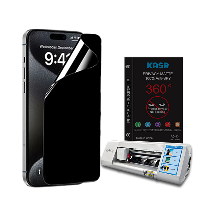 High Quality 360 Degree Privacy Anti spy Screen Protector TPU Universal Hydrogel Film for Screen Protector Cutting Machine