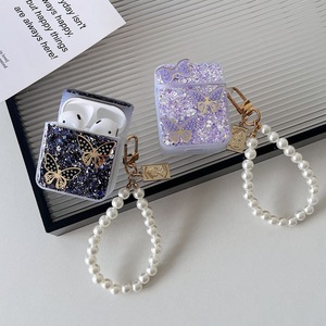 Pour Airpods 1/2 Pro pour Airpods 3 étui pour écouteurs à motif de mouche de beurre plaqué de luxe - Product Image 2