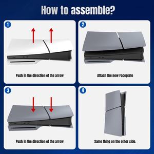 Nuevas Placas para PS5 Slim Paquete Edición Limitada 30 Aniversario en Gris Carcasa Frontal de ABS Separada para <span class=keywords><strong>Playstation</strong></span> <span class=keywords><strong>5</strong></span> Slim - Product Image 5