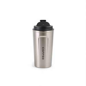Gobelet isotherme en acier inoxydable Hipdeer 380 ml à double paroi, avec couvercle anti-fuite, tasse à café portable pour les voyages, le bureau et les fêtes - Product Image 1