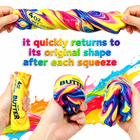 Jouet Squishy en forme de bâton de beurre, anti-stress, compressible et durable, pour enfants et adultes