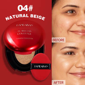 Base de <span class=keywords><strong>Maquillaje</strong></span> <span class=keywords><strong>Ovalada</strong></span> de Cobertura Total en 5 Colores con Borla Suave para <span class=keywords><strong>Mujer</strong></span>, Venta al por Mayor - Product Image 5