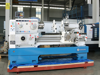 Tour à métaux universel horizontal CA6150, usage léger, broche NT40, 4 porte-outils, 380V, longueur de travail maximale 2000mm