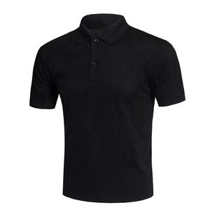 Polo de manga corta con cuello hacia arriba y hacia abajo para hombre, polo de alta calidad con logotipo personalizado - Product Image 4