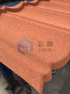 แผ่นหลังคาเห<span class=keywords><strong>ล</strong></span>็กเค<span class=keywords><strong>ล</strong></span>ือบหิน วัสดุก่อสร้างคุณภาพสูง 50 ปี - Product Image 6