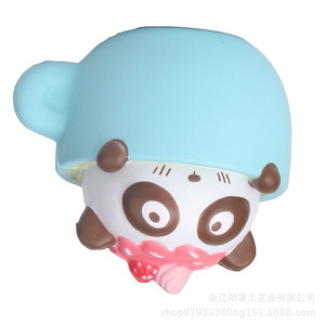 Cute <b>Panda</b> In Cup <b>Toy</b> Plastic Animal Figurine For Promotional Gifts - Product Image 3