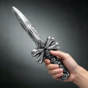 Juguetes de Armas Frías al por Mayor, Espada Pirata de Plástico PE de 34 cm, Réplica Segura y sin Filo, Accesorio de Disfraz para Halloween - Product Image 1