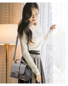 Small <b>Square</b> Bag Zipper Fashion PU Bags for Ladies Girls Custom Designer Handbag Women Single Shoulder Hand Bags Handbags - Product Image 2