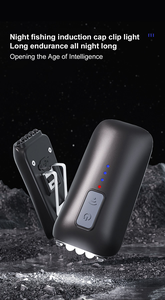 مصباح رأس LED قابل لإعادة الشحن يثبت على حافة القبعة، مصباح بلاستيكي مقاوم للماء للاستخدام في حالات الطوارئ - Product Image 6