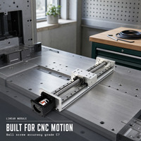 Module linéaire de moteur pas à pas Nema 23 avec table coulissante à vis à billes, plateau linéaire CNC, rail de guidage de 80 mm, course de 100-1250 mm, précision C7