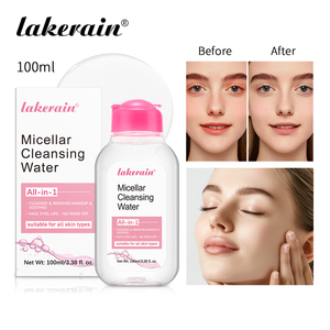Lakerain - <span class=keywords><strong>Agua</strong></span> <span class=keywords><strong>Micelar</strong></span> Limpiadora de 100 ml para Rostro, Ojos y Labios, Líquido <span class=keywords><strong>Desmaquillante</strong></span>, Hidratante y Tonificante - Product Image 3