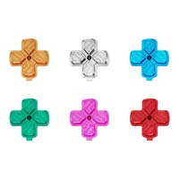 Touches Dpad métalliques colorées pour contrôleur PS5, boutons de Direction en aluminium de remplacement personnalisés pour Playstation5