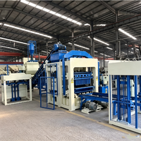 Machine automatique de fabrication de blocs de béton hydraulique QT10-15, ligne de production entièrement automatique de briques creuses en ciment