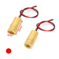 650nm 5mW 3V/5V 9mm ligne croisée point 9*21mm industriel MINI Module Laser rouge localiser la tête Laser LD Module Laser positionnement médical