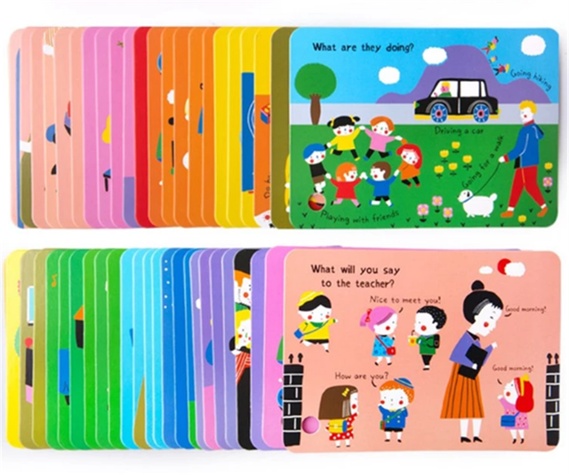 Custom Learning Flashcards Math Flash Printing Cards Memory Games for Family Babies