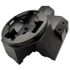 ตัวเรือนอะลูมิเนียมอัลลอยด์แบบซับซ้อนที่ผลิตด้วยเครื่อง CNC 5 แกนความแม่นยำสูงตามสั่ง, การขึ้นรูปชิ้นส่วนอุตสาหกรรมแบบอะโนไดซ์สีดำแข็งแบบ OEM - Product Image 5