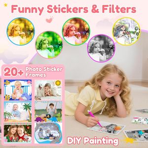 กล้องถ่ายรูปขนาดเล็กสำหรับเด็ก พร้อมเครื่องพิมพ์ภาพในตัว - Product Image 4
