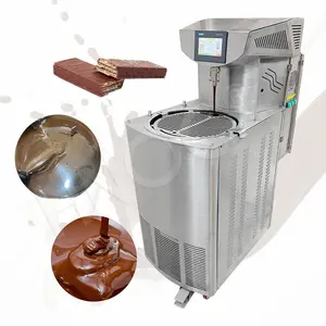 Hnoc 2024 Multifunctionele Draagbare 500Kgh Batch Kleine Chocolade Smeltpot Verticale Chocolade Tempermachine