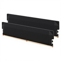 Kit de RAM DDR5 64 Go (2x32 Go) 6400 MHz CL40, overclocking, pour jeux sur ordinateur de bureau, compatible Intel XMP 3.0 et AMD Expo, noir, en stock