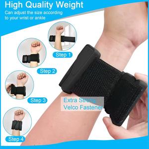 ชุดอุปกรณ์พิลาทิสสำหรับออกกำลังกายที่บ้าน ปรับน้ำหนักได้ เป็นมิตรกับสิ่งแวดล้อม น้ำหนัก 1 ปอนด์ 2 ปอนด์  น้ำหนักถ่วงข้อเท้าและข้อมือรูปทรงสี่เหลี่ยมผืนผ้า บรรจุด้วยซิลิโคนและเหล็ก - Product Image 5