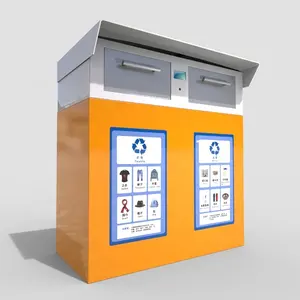 Modern life sensor galvanized steel smart trash bin smart recycle bin smart waste bins