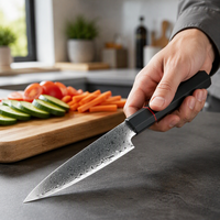 Couteau de chef en acier Damas G10, style japonais, couteau de cuisine tranchant pour couper la viande et les légumes