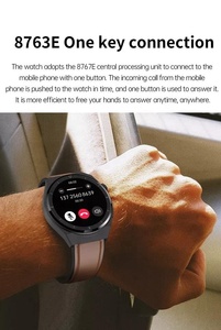 <span class=keywords><strong>2022</strong></span>ใหม่นาฬิกาสมาร์ทวอทช์วัดอุณหภูมิร่างกายหน้าจอสัมผัสกลมกันน้ำนาฬิกาข้อมืออัจฉริยะสำหรับทุกไอโฟน - Product Image 4