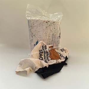 Trapos de Limpieza Industriales Económicos, Trapos de Camiseta Blancos Impresos, Alto Contenido de Algodón para Limpieza Industrial General - Product Image 1