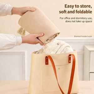 ผ้าคลุมไหล่มุสลิมทำความร้อนแบบซักได้สำหรับใช้ในบ้านสำนักงานฤดูหนาวดีไซน์แบบพกพา - Product Image 3