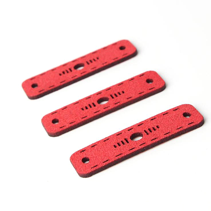 Кожаный карман на заказ 2,0 красный супертонкий бархат с деликатными и противоскользящими на ощупь аксессуарами для рогатки