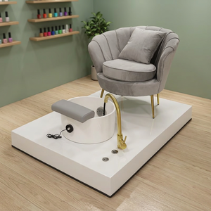 Muebles de lujo para salón de uñas, silla de masaje rosa para spa de pedicura, sillas de spa para pedicura para salón de uñas - Product Image 5