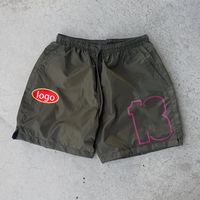 Ensemble de survêtement en nylon personnalisé pour hommes, streetwear, veste coupe-vent légère, pantalon cargo, impression de logo OEM ODM, broderie