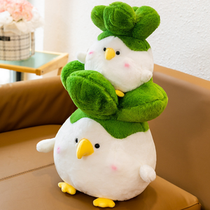 Peluche Super Douce Poulet Chouette Amusant et Mignon, Rembourrage Coton PP, Écologique, Anti-Stress, Fourniture Directe Usine - Product Image 2