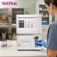 Analyseur hématologique avancé entièrement automatique pour animaux de compagnie, compteur de cellules sanguines en plastique, outil de diagnostic vétérinaire de pointe