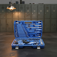 Kit d'outils de réparation automobile 121 pièces en acier au carbone, ensemble d'outils à douilles pour réparation de voitures avec support OEM