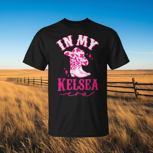 In My Kelsea Era Western Cowgirl <b>T</b>-<b>Shirt</b> For <b>Women</b> <b>Pink</b> Design - Product Image 3